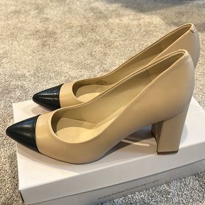 Marc Fisher Velda Leather Pointed-Toe Pumps - size 8, never worn!